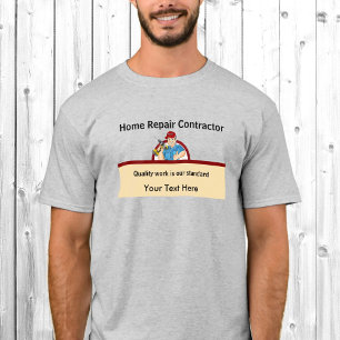 T-shirt Handyman Contractant Home Réparateur Carpenter Per