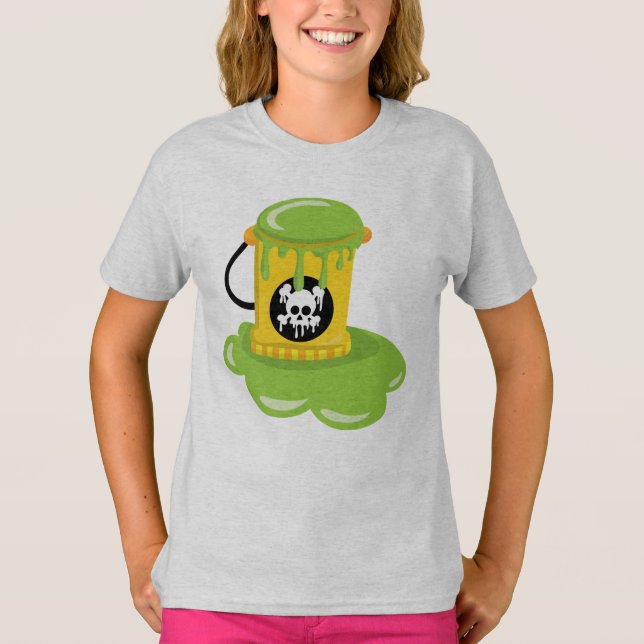 T-shirt Hanes TAGLESS® pour filles (Devant)