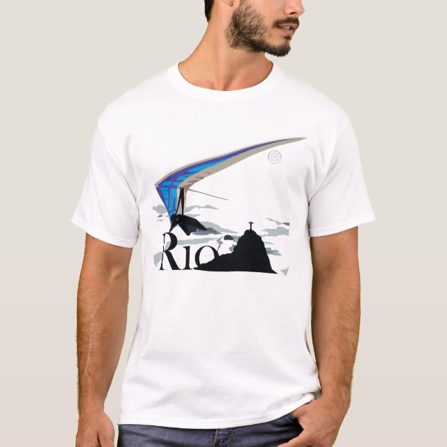 T-shirt HANG GLIDING Rio pontocentral (Devant)