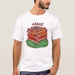 T-shirt Hangi Maori Cuisine Nourriture Kai