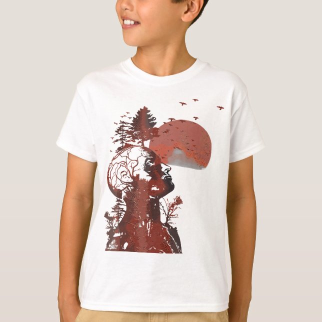 T-shirt Hangovers Costume D'Arbre Humain Pour Hommes Femme (Devant)
