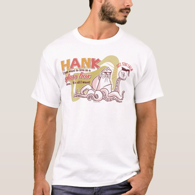 T-shirt Hank| Vivre seul dans une boîte de verre (Devant)