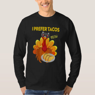 T-shirt Hanksgiving Sauver Une Urkey Manger Acos Aco Chat 