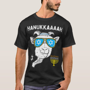 T-shirt Hanoukka Chat Chanukah Fermier juif