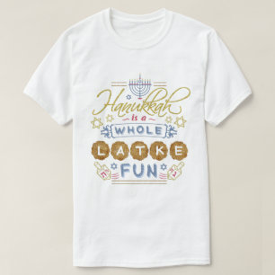T-shirt Hanoukka est un amusement entier de Latke drôle