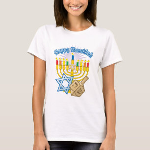 T-shirt Hanoukka heureux