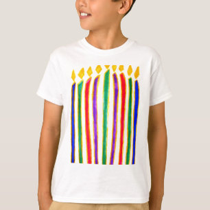 T-shirt Hanoukka heureux Menorah
