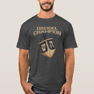 T-shirt Hanoukka moderne Funny Dreidel Champion Holiday