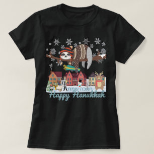 T-shirt Hanoukka Sloth