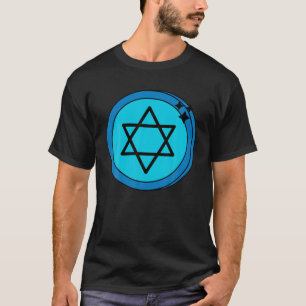 T-shirt Hanoukka Star Of David Vinatage Jewish Holiday