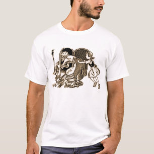 T-shirt Hansel et Gretel - Gretel pousse la sorcière