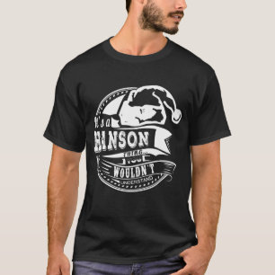 T-shirt Hanson- Chapeau Xmas Nom Personnalisé