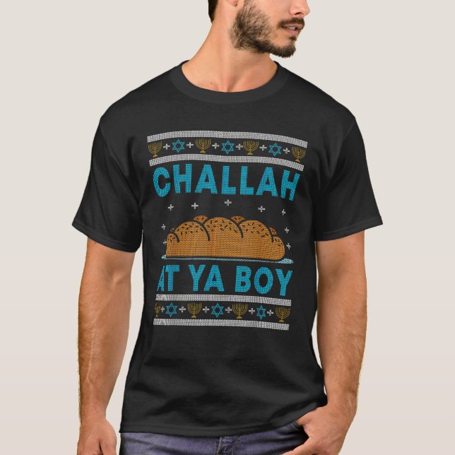 T-shirt Hanukkah Challah At Ya Boy  (Devant)