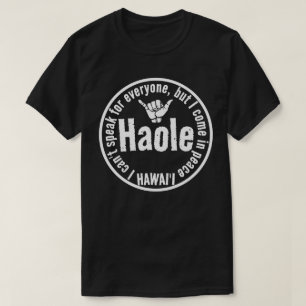 T-shirt HAOLE - JE VIENS EN PAIX SHAKA HAWAII Whats