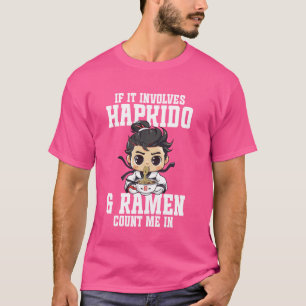 T-shirt Hapkido Ramen Ceinture d'arts martiaux coréens