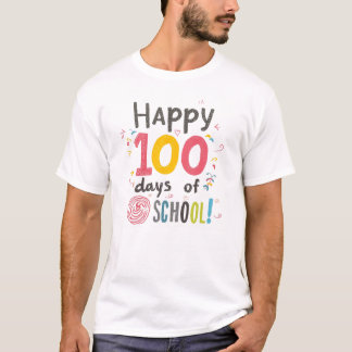 T-shirt Happy 100 Days of School Gift for Teachers