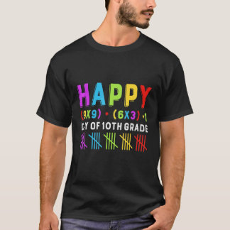 T-shirt Happy 100th Day Of 10th Grade Math Formula Teacher