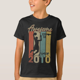 T-shirt Happy 12th Birthday Basketball 12 Yr Old Awesome S