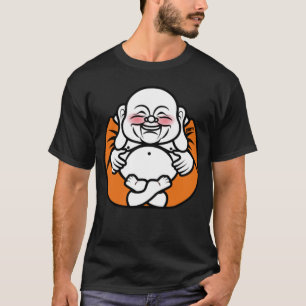 T-shirt Happy Bouddha Postiivity Happiness Namaste Bouddhi
