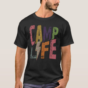 T-shirt Happy Camp Life Fun Camping et Randonnée Happy C