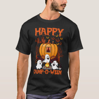 T-shirt Happy Camp O Ween Halloween Camping Camper