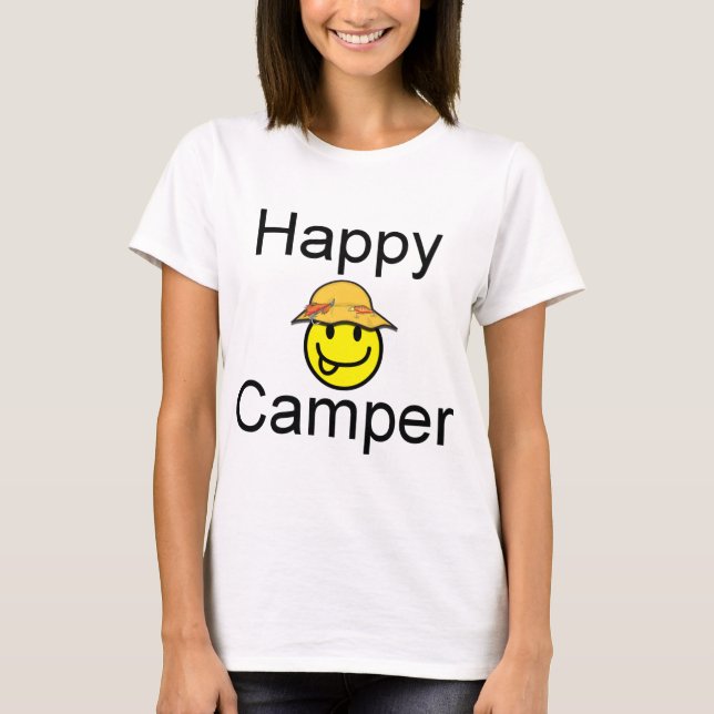 T-shirt Happy Camper (Devant)