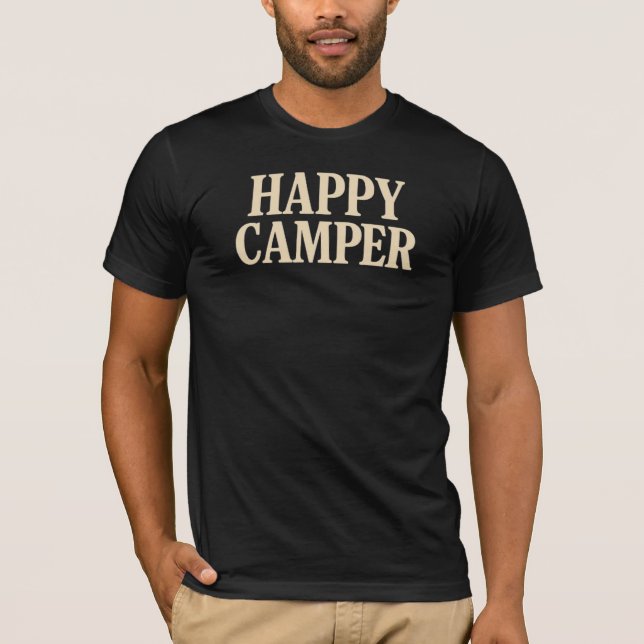 T-shirt Happy Camper (Devant)
