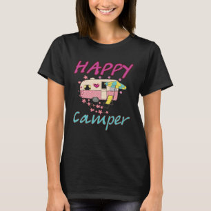 T-shirt Happy Camper Camping Couple Camp Vacances