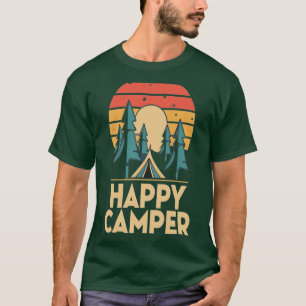 T-shirt Happy Camper Camping Lover Design 3