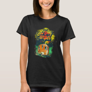 T-shirt Happy Camper - camping pour hommes, femmes et enfa
