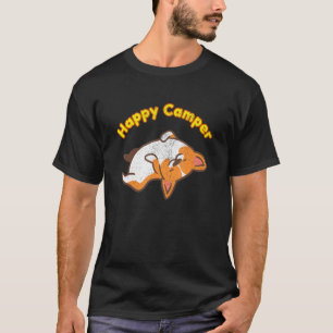 T-shirt Happy Camper Corgi mignon Souriant Chiot déçu