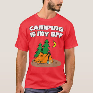 T-shirt Happy Camper Funny Camping Camping Est Mon Camping