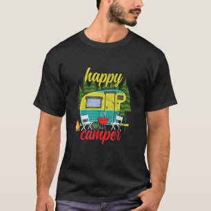 T-shirt Happy Camper Hommes Femmes Enfants 6