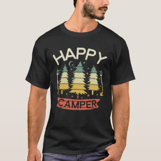 T-shirt Happy Camper Kids Family RV Camping Femmes Hommes