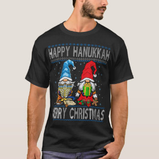 T-shirt Happy Chrismukkah Merry Christmas Happy Chanukah J