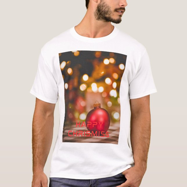 T-shirt Happy christmiss t shirt (Devant)