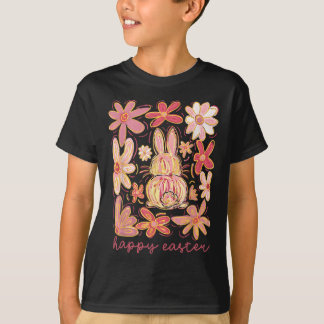 T-shirt Happy Easter Bunny Easter Egg Hunt Squad Easter Wo