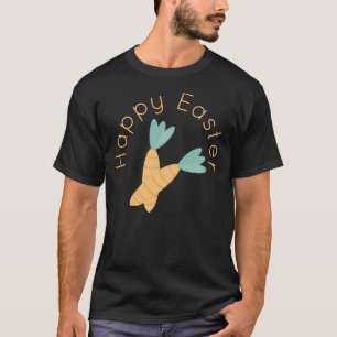 T-shirt Happy Easter Carrot Bunch Hommes