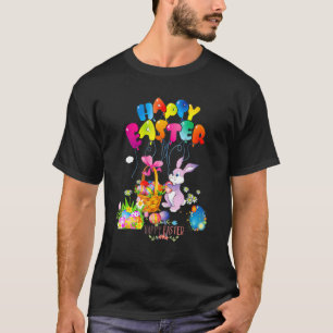 T-shirt Happy Easter Day Bunny Spring Gnome Easter Egg Hun