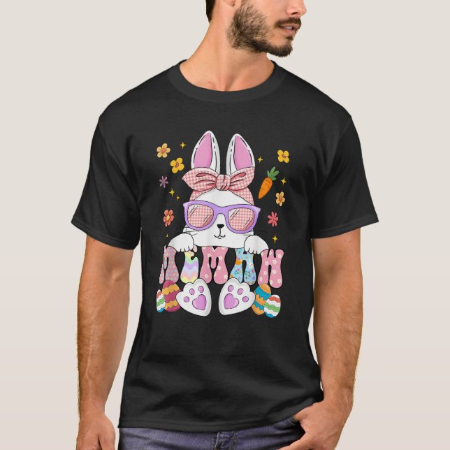T-shirt Happy Easter Day Memaw Bunny Matching Family Easte (Devant)