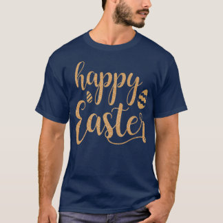 T-SHIRT HAPPY EASTER, FÊTE DES OEUFS DE PRINTEMPS DE VACAN