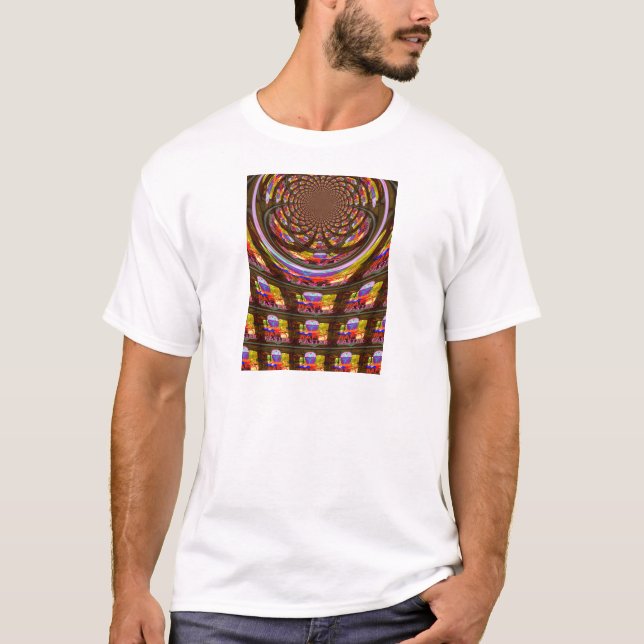 T-shirt Happy Easter voeux Salutations Graphiques sans fil (Devant)