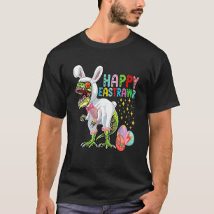 T-shirt Happy Eastrawr T Rex Dinosaur Ados Garçons Est
