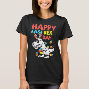 T-shirt Happy Eastrawr Trex Dinosaur Toddler Garçons Enfan