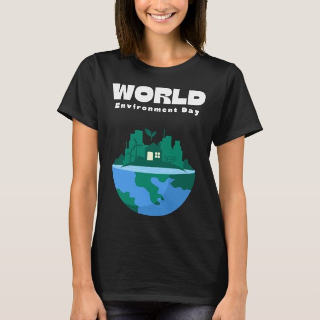 T-shirt Happy Environment Day Our Planet  1 (Devant)