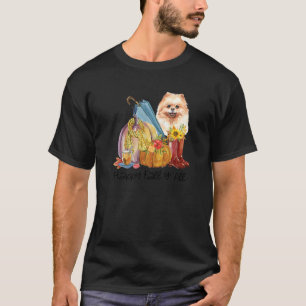 T-shirt Happy Fall Yall Pomeranian