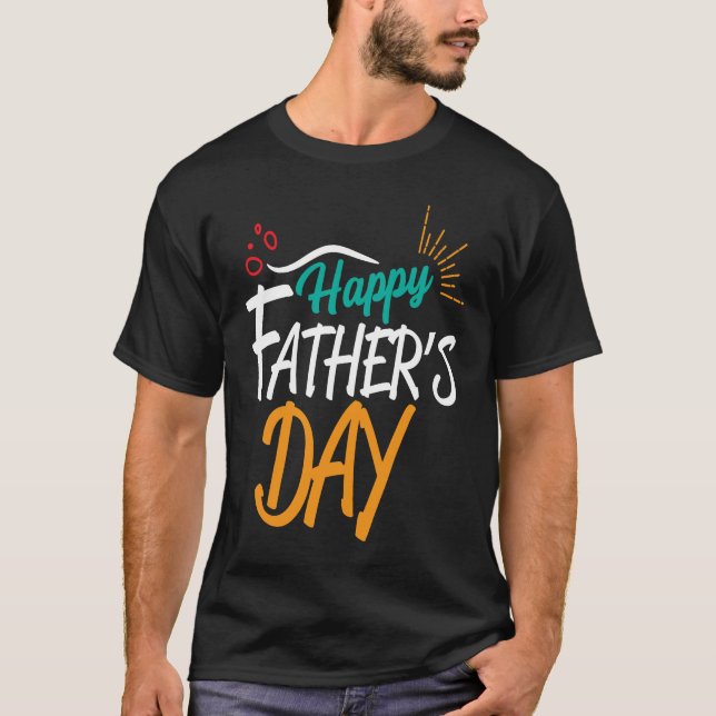T-shirt Happy Father's Day Party For Daddy (Devant)