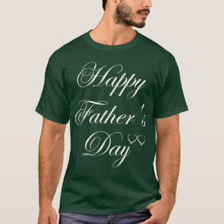 T-shirt Happy Fathers Dayypographyshirt vintage