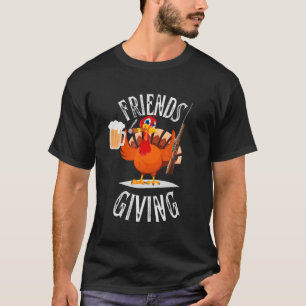 T-shirt Happy Friendsgiving Turkey Friends Giving Funny