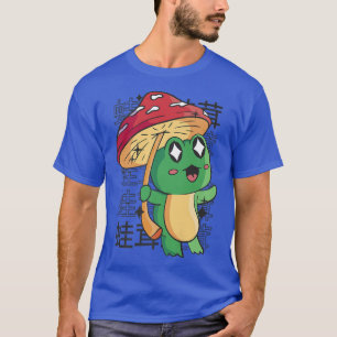 T-shirt Happy Frog Champignons Kawaii Japon Cottagecore Ae